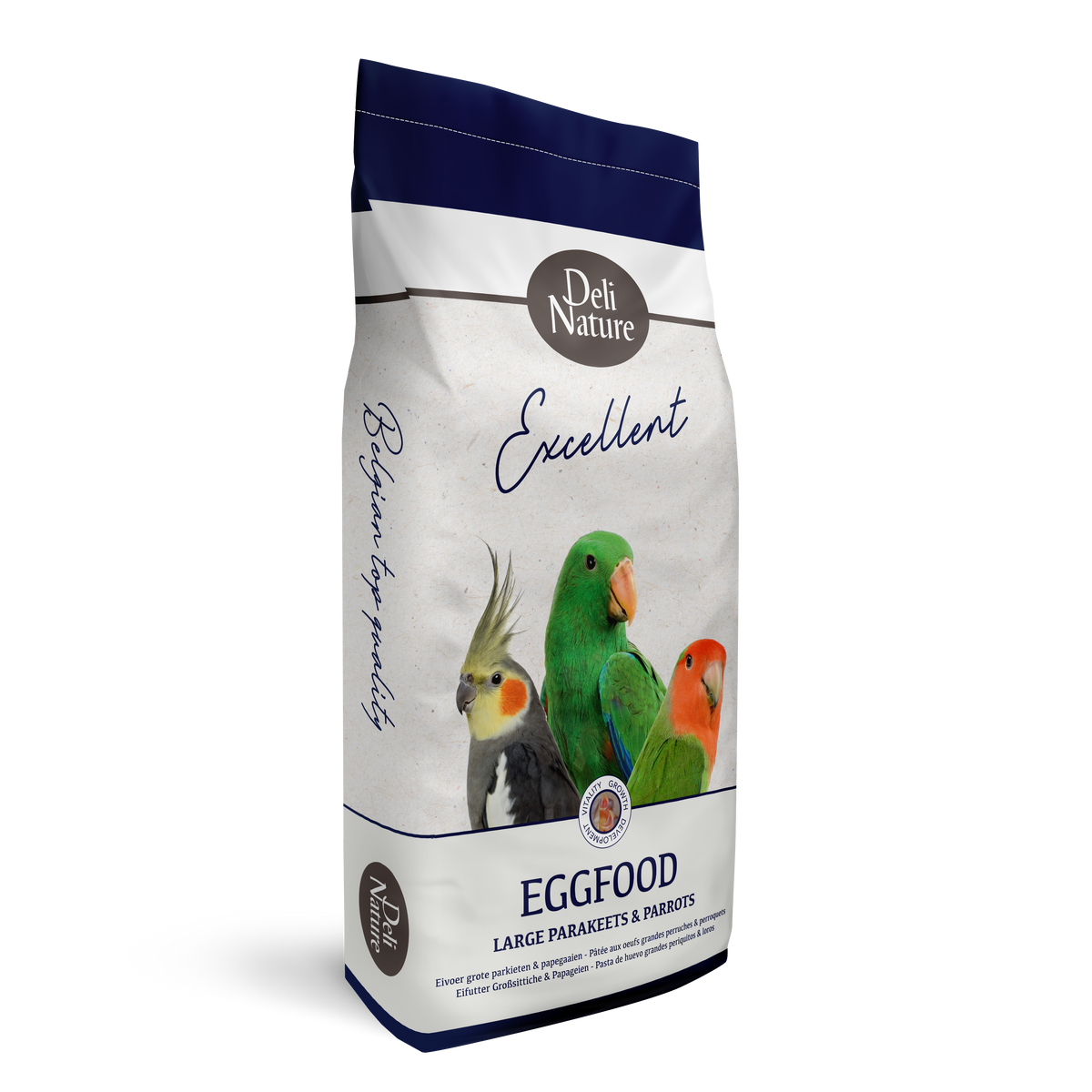 Deli Nature Eifutter Großsittiche & Papageien Feucht 10 kg Sack