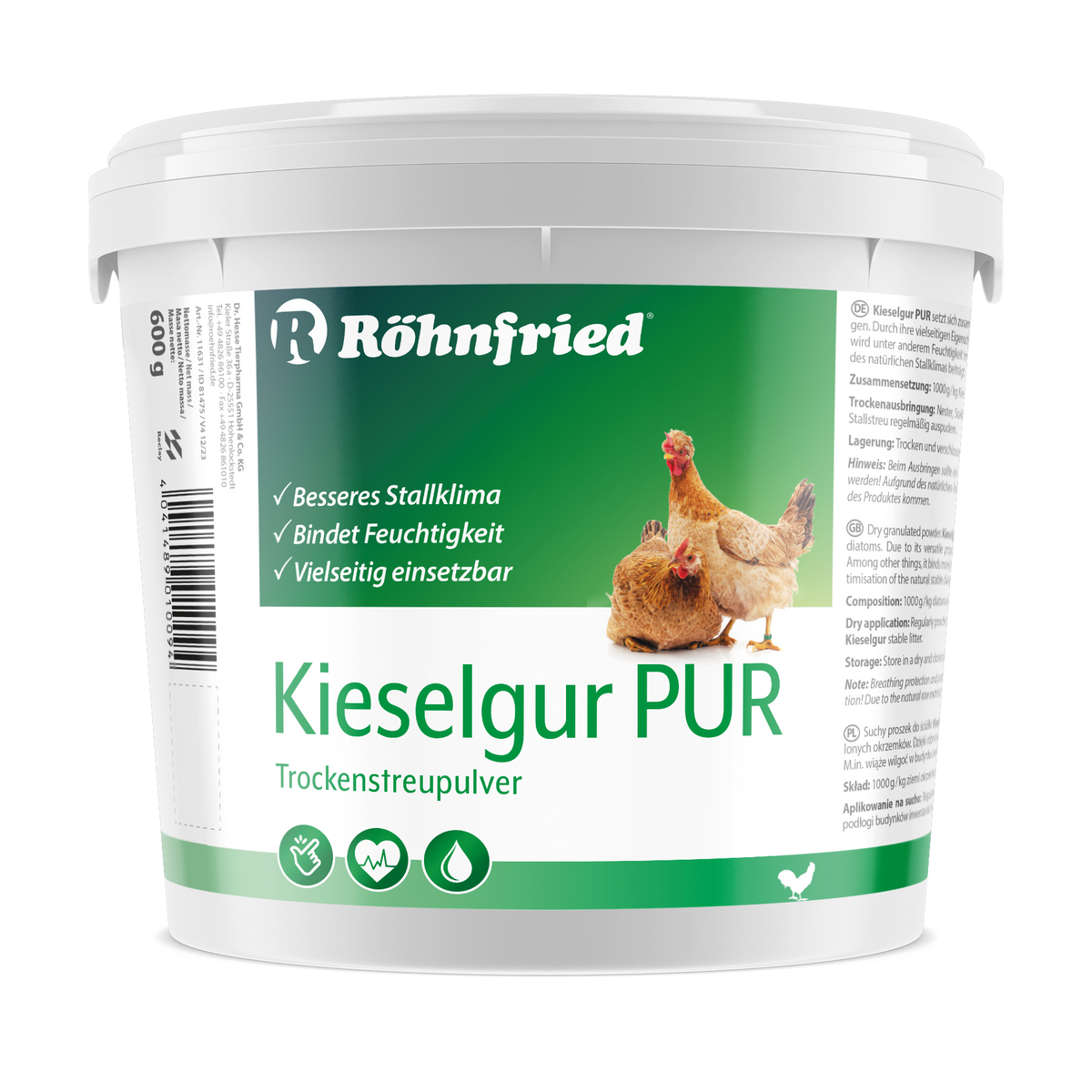 Röhnfried Kieselgur Pur 600g