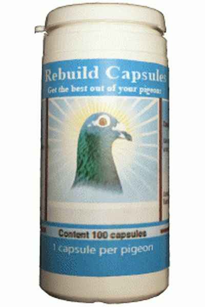 Pigeon Vitality Rebuild 100 Kapseln für Haustiere im Tierfutterpro Shop