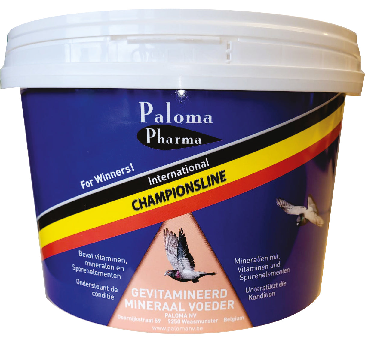 Paloma roter Futterkalk vitaminiertes Mineralfutter für Tauben