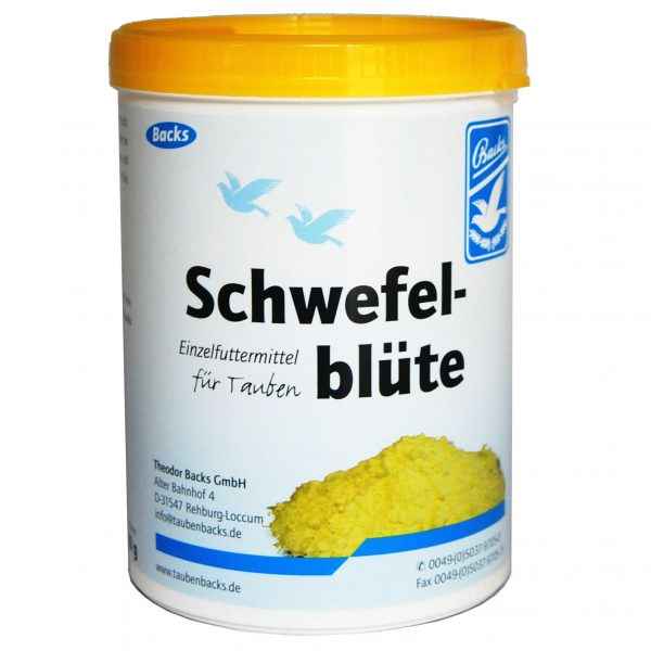 Backs Schwefelblüte Für Vögel, Hunde und Pferde | 600g