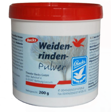Backs Weidenrindenpulver 200g