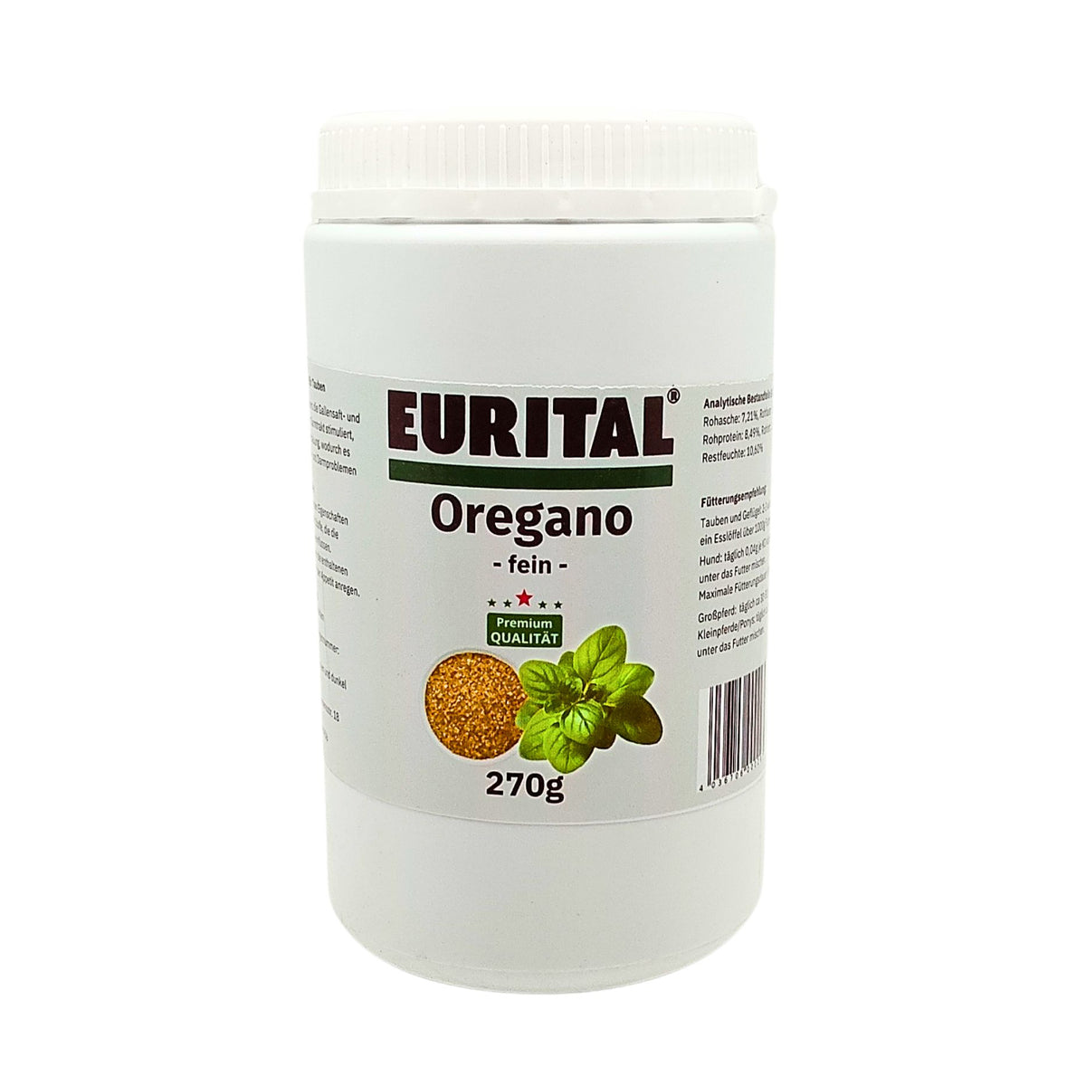 Eurital Oregano fein 270g – 100% natürliches Premium Oregano
