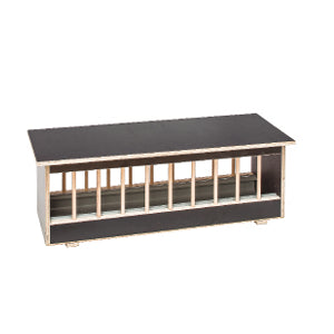 Futtertrog mit Klappdeckel Premium 75cm Breit (G03A) für Haustiere im Tierfutterpro Shop