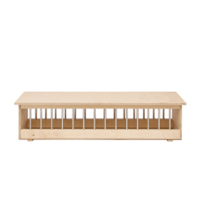 Futtertrog mit Klappdeckel und Alustäben - Premium 75cm Breit (G21) für Haustiere im Tierfutterpro Shop