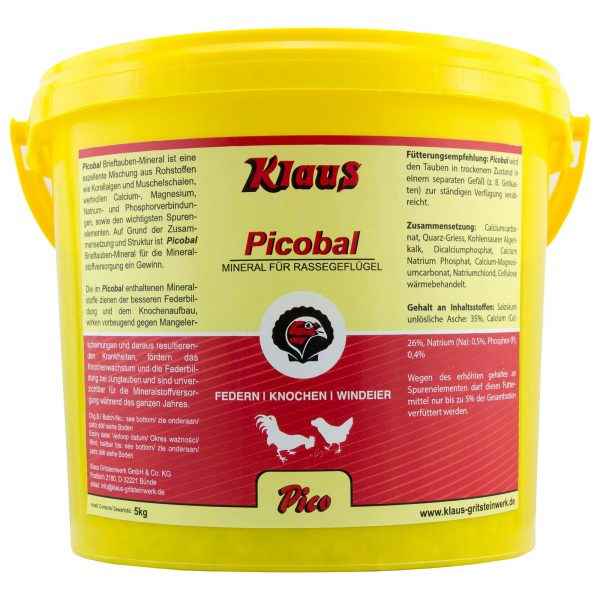 Klaus Picobal Mineral für Rassegeflügel 5kg