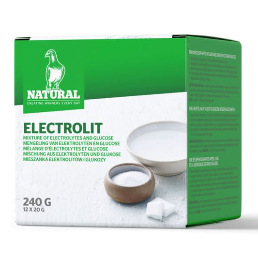 Natural Electrolit 240 g (12 x 20g) für Haustiere im Tierfutterpro Shop