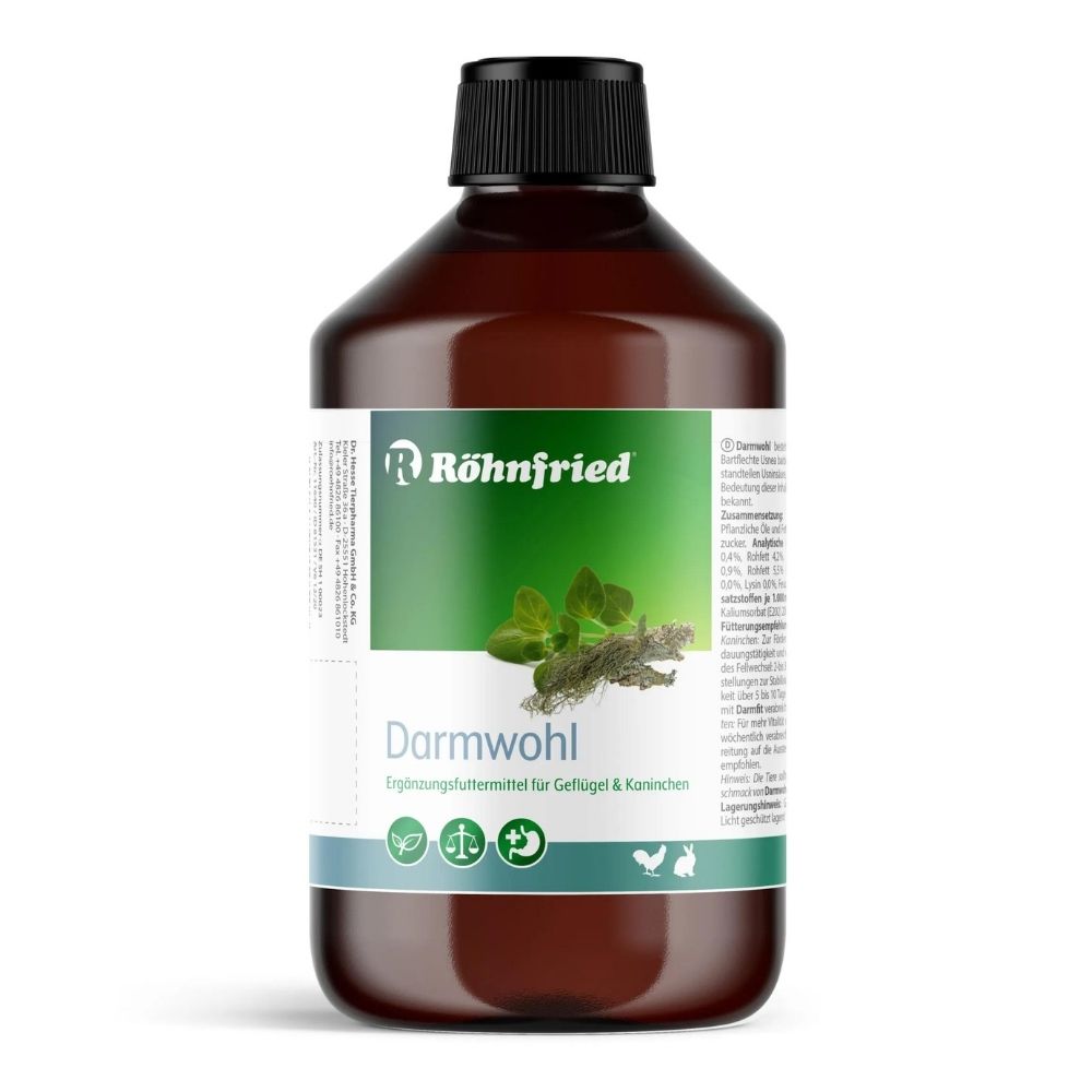 Röhnfried Darmwohl 250 ml - Wertvolle Öle für Tiere