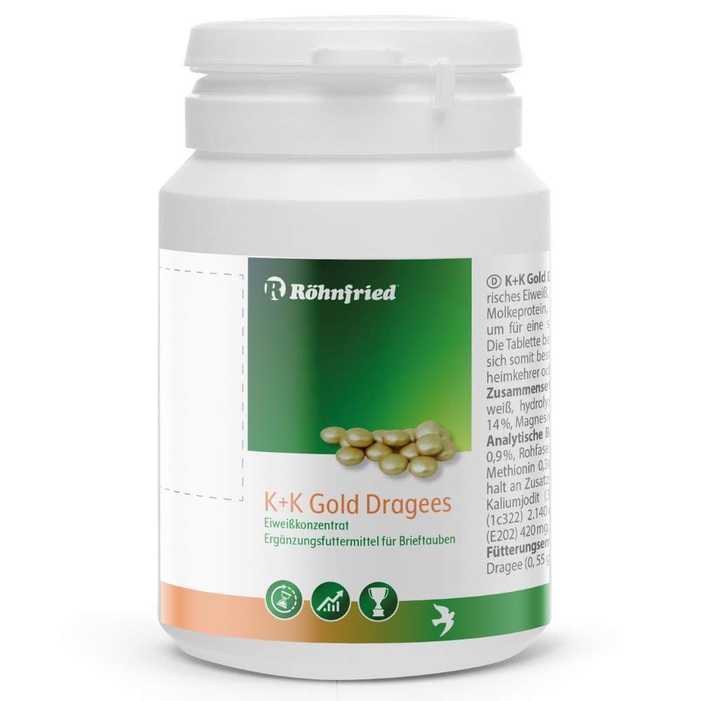 Röhnfried K+K Gold Dragees 100 Stück (Fischprotein)