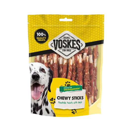 Voskes Chewy Sticks RinderhautstÃ¤be mit Ente