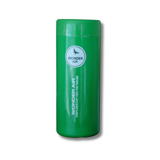 Wonder Air ist eine patentierte, natürliche Ergänzung für Brieftauben zur Unterstützung der Atemwege. Mit schleimlösenden, entzündungshemmenden und immunstimulierenden Wirkstoffen wirkt es effektiv gegen Infektionen wie Bronchitis, Coryza und CRD – ganz ohne Antibiotika. Ideal zur Prophylaxe und Regeneration.