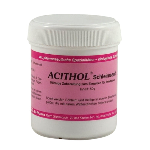 Hesanol - ACITHOL Schleimsand 50g für Haustiere im Tierfutterpro Shop