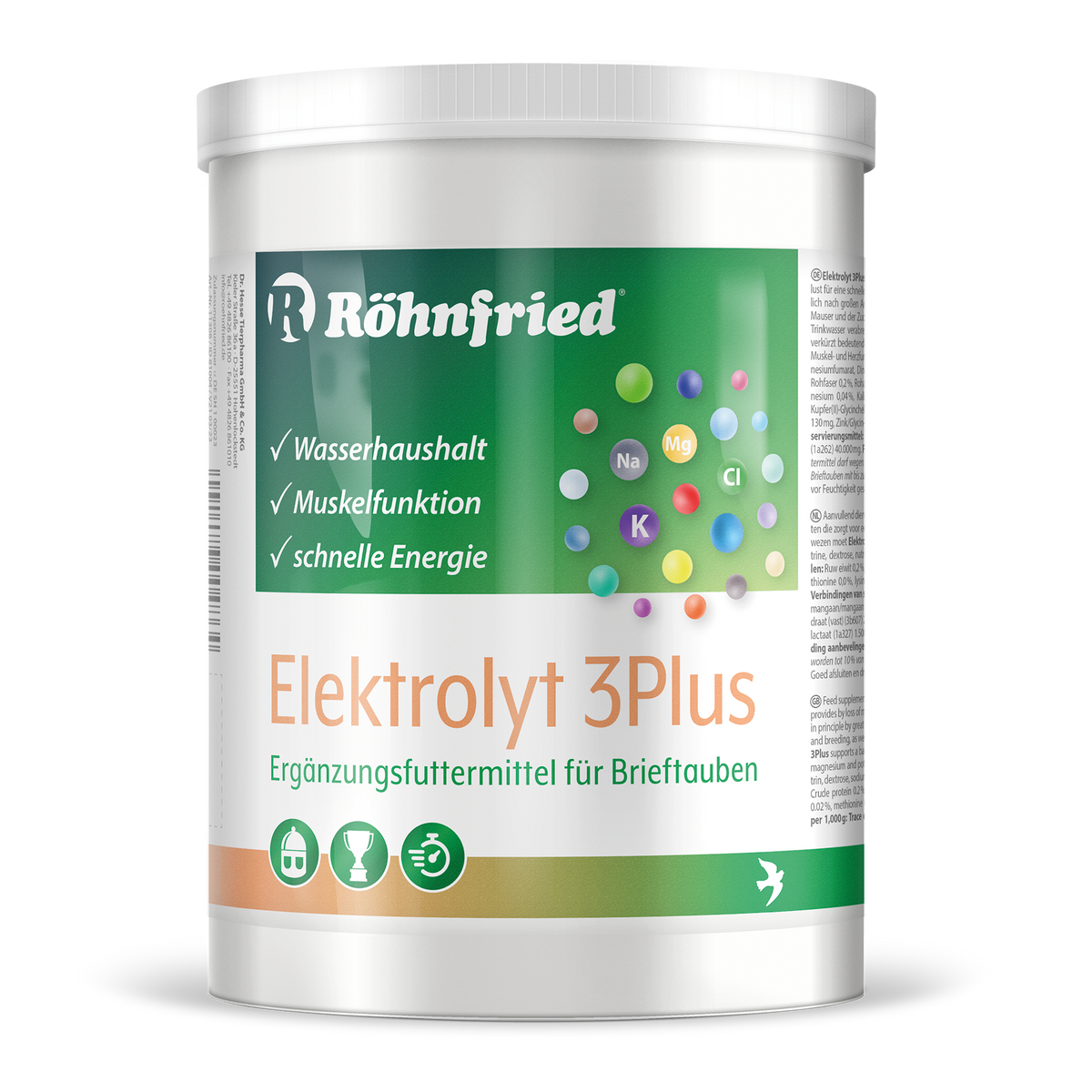 Röhnfried Elektrolyt 3 Plus 600g