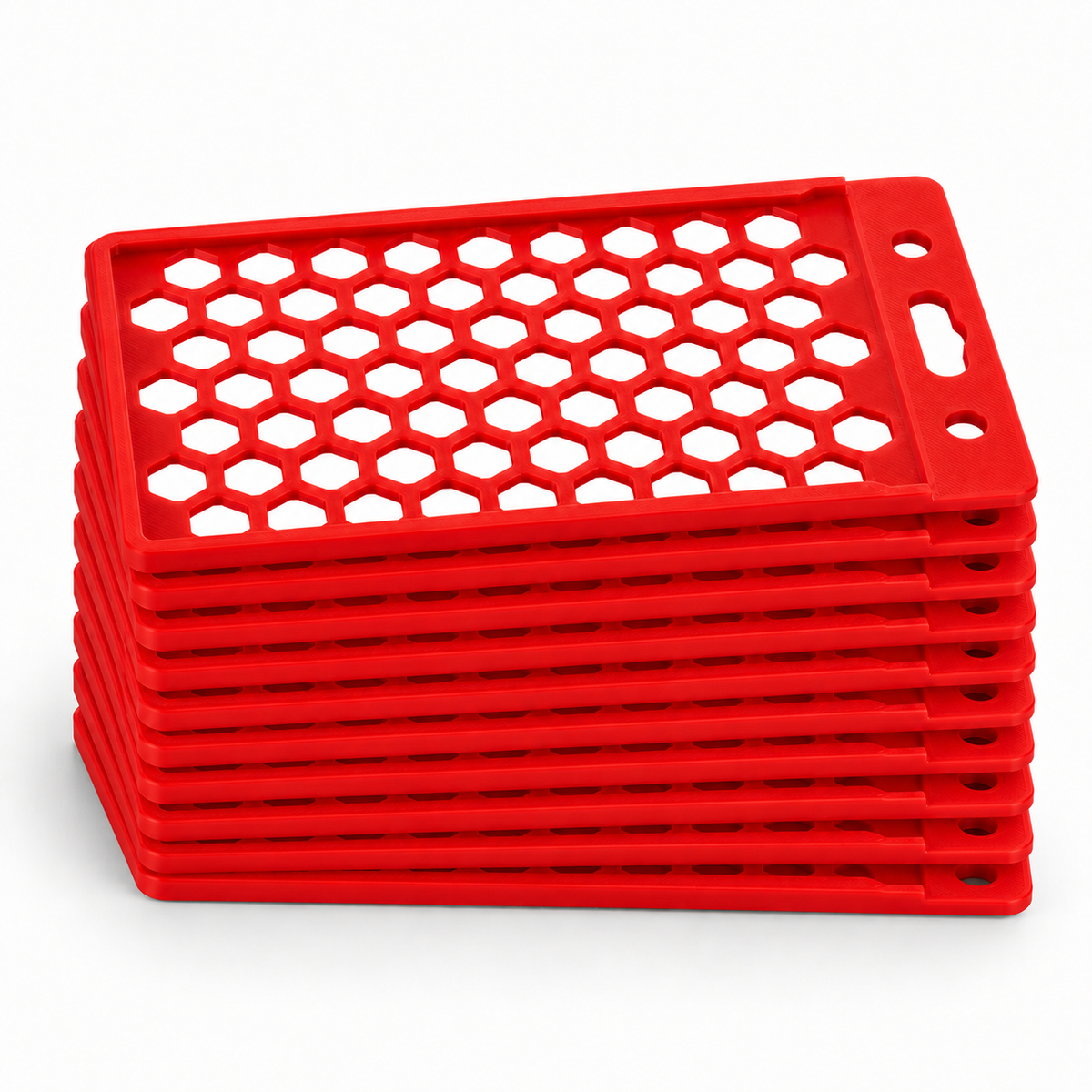 Nestkartenhalter Rot – 10er-Stapel