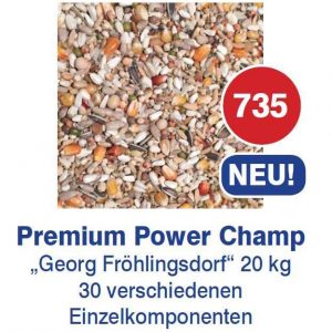Vanrobaeys - Premium Power Super Champ Nr. 735 20kg (Versandkostenfrei) für Haustiere im Tierfutterpro Shop