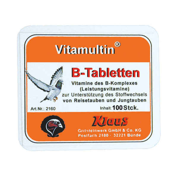 Klaus Vitamultin B-Tabletten (100Stück) für Haustiere im Tierfutterpro Shop