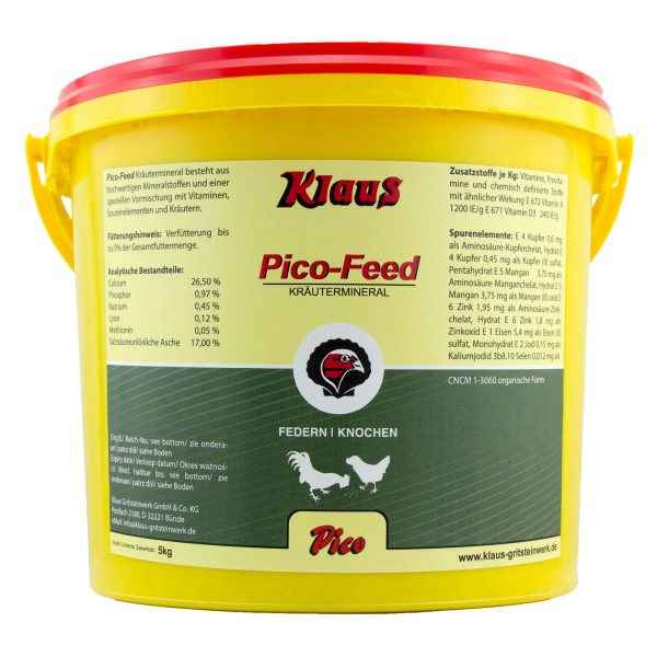 Pico-Feed Kräutermineral 5kg für Haustiere im Tierfutterpro Shop