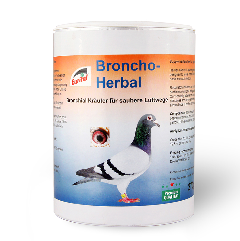 Eurital Bronchoherbal 270g - Bronchial Kräuter für saubere Luftwege für Haustiere im Tierfutterpro Shop