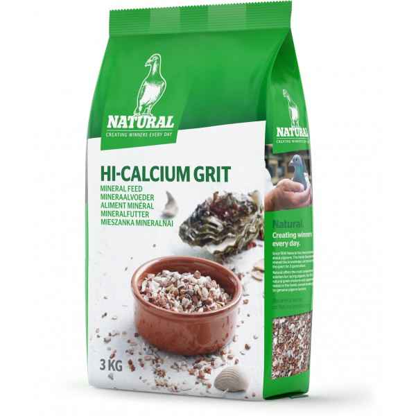 Natural HI-Calcium Grit 3 kg für Haustiere im Tierfutterpro Shop