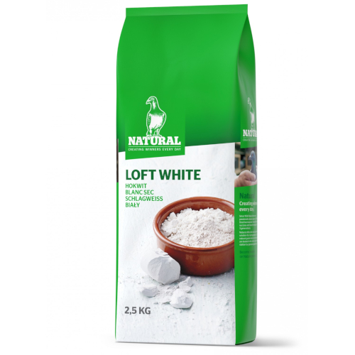 Natural Schlagweiss 2,5kg – Loft White für Haustiere im Tierfutterpro Shop