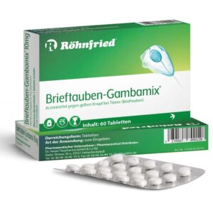 Röhnfried Gambamix mit Carnidazol, 60 Tabletten für Haustiere im Tierfutterpro Shop